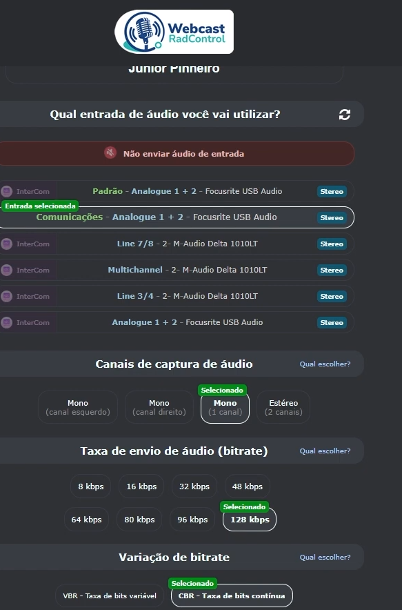 WebCast RadControl