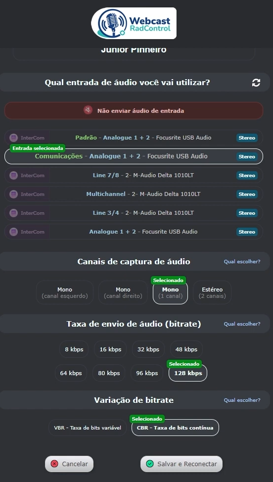 WebCast RadControl